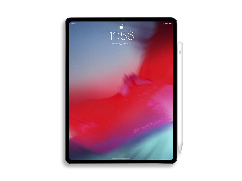 So soll der Apple Pencil 2 am iPad Pro haften.