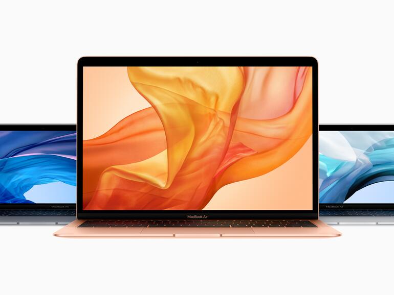 Das neue MacBook Air in drei Farben