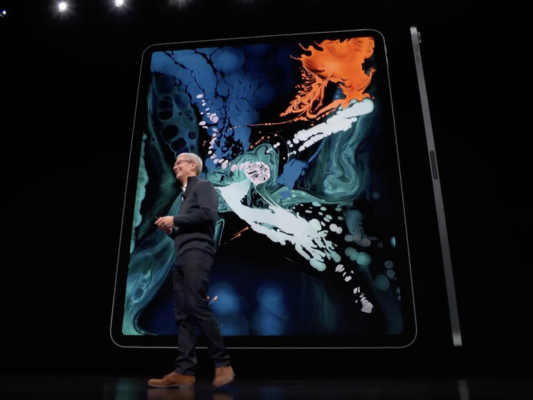 Zeigte sich gelöst wie selten: Apple-CEO Tim Cook während des Oktober-Events in New York.