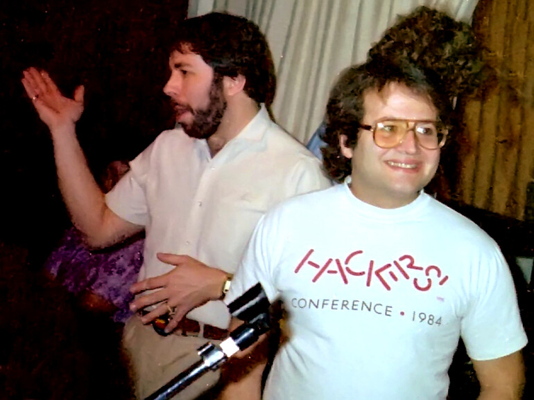 Andy Hertzfeld (rechts) neben Steve Wozniak