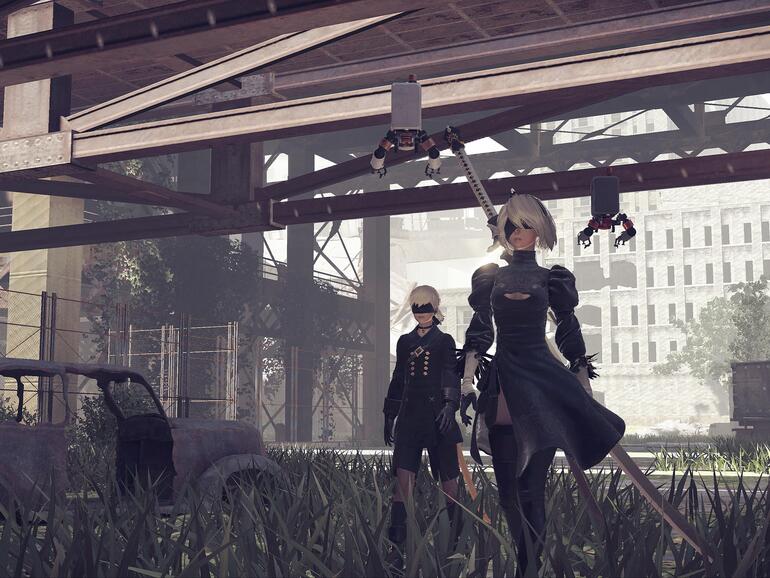 Auf dem Mac lässt sich "Nier: Automata" mithilfe des Streaming-Angebots Geforce Now spielen.
