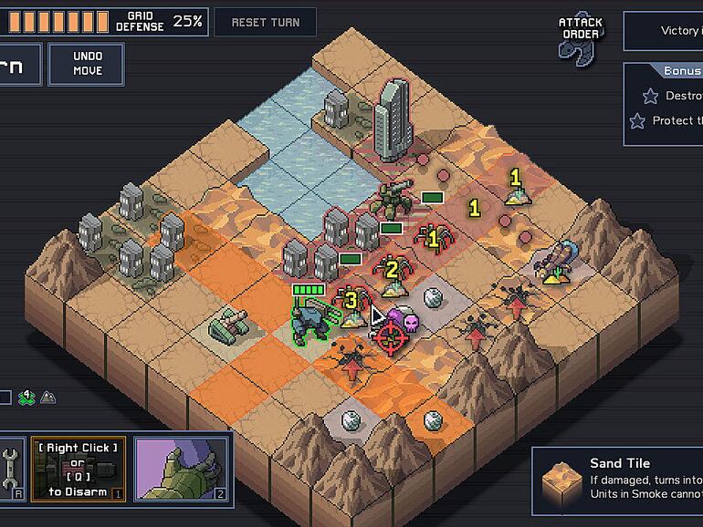 Screenshot aus Into the Breach