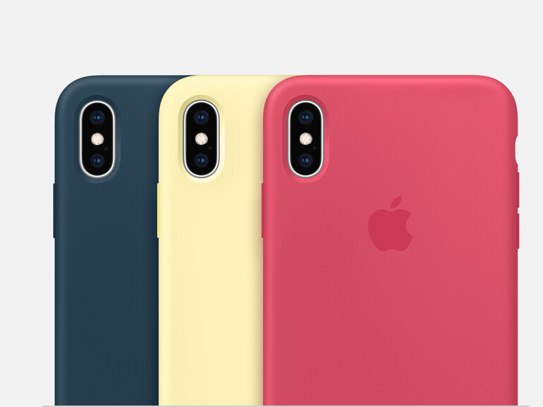 Neue Silikonhüllen für das iPhone XS