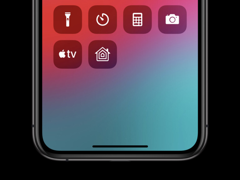 Alternativ zur Remote-App wurde ein Schnellzugriff in iOS integriert, der zumindest die Steuerung übernehmen kann
