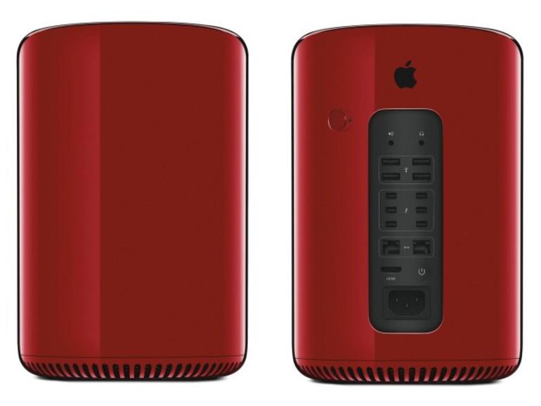 Für fast eine Million US-Dollar ersteigerte Ex-Apple-Manager Tony Fadell dieses rote Einzelstück des Mac Pro.