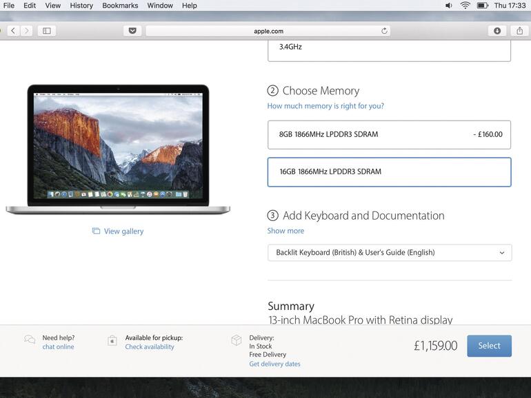 Arbeitsspeicher aufrüsten
