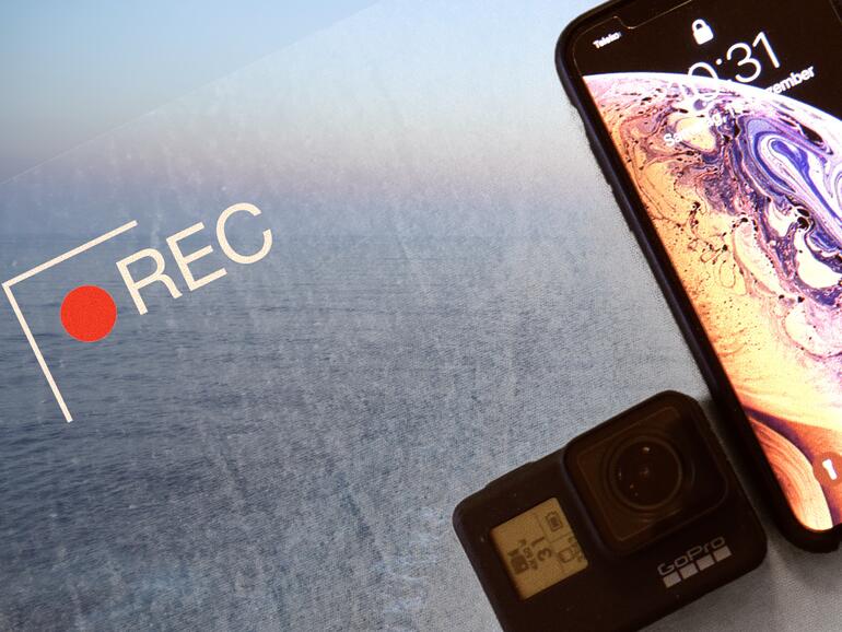 iPhone XS und GoPro Hero 7 Black: die Kameras im Vergleich.