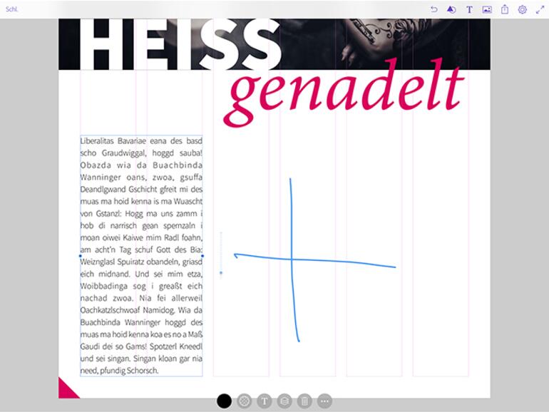 Duplizieren leicht gemacht: Markieren Sie das gewünschte Elemente und zeichnen Sie ein Plus-Zeichen.