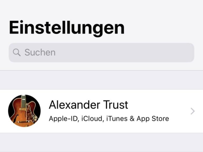 Familienfreigabe am iPhone einrichten