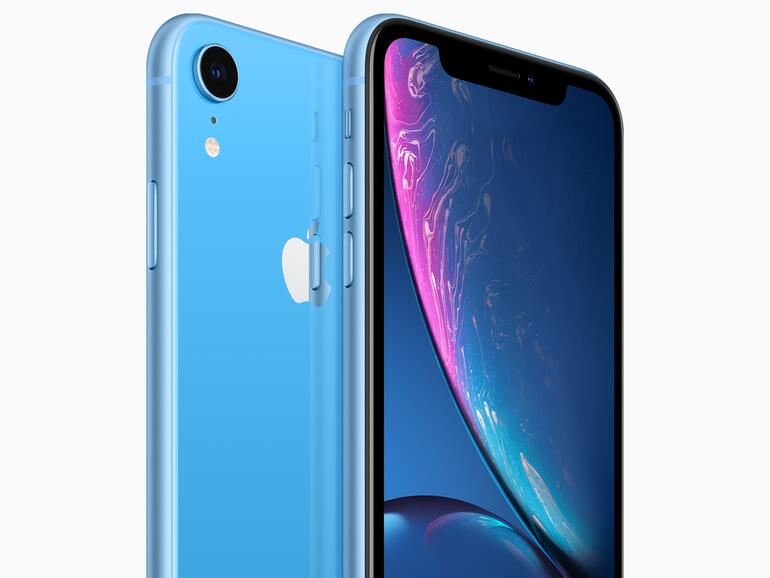 iPhone XR in Blau