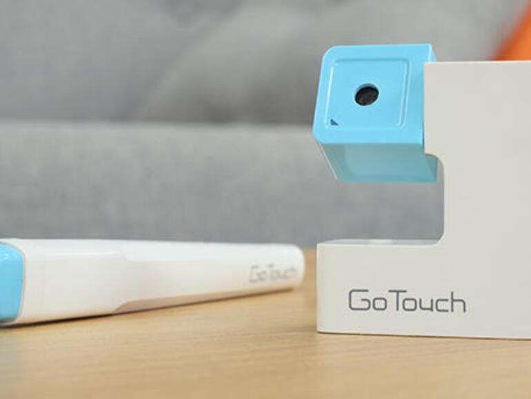 Praktisches Gerät, um ein Whiteboard zu simulieren: der Gotouch.