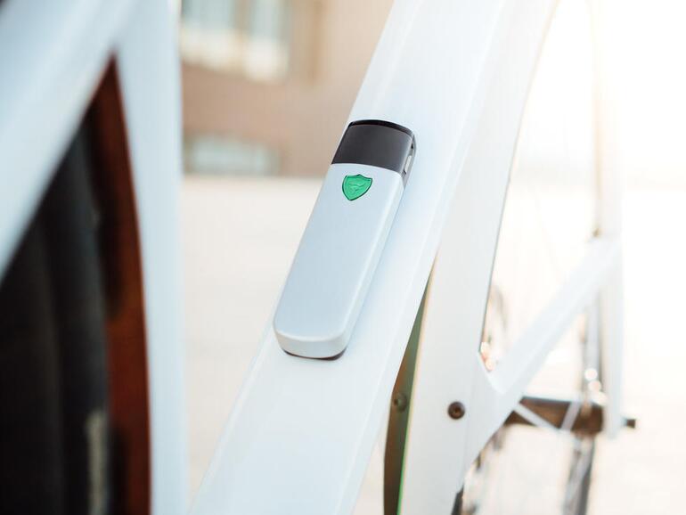 Um Ihr Fahrrad zu sichern, benötigen Sie lediglich den kleinen Insect und eine dazugehörige App.