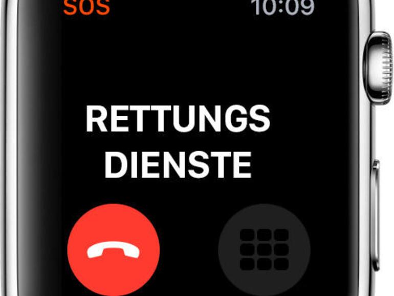 Die passende Nummer für den Rettungsdienst ist hinterlegt – in Deutschland ist es 112 für den Krankenwagen.