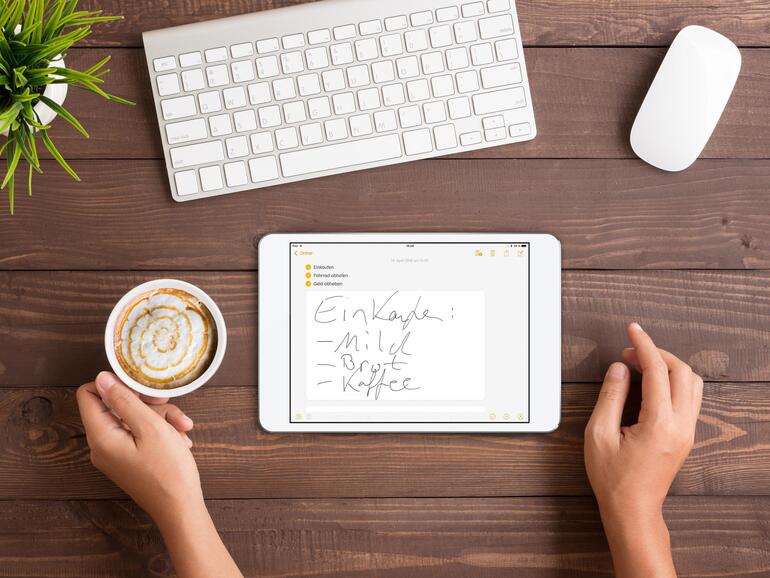 Notizen auf dem iPad