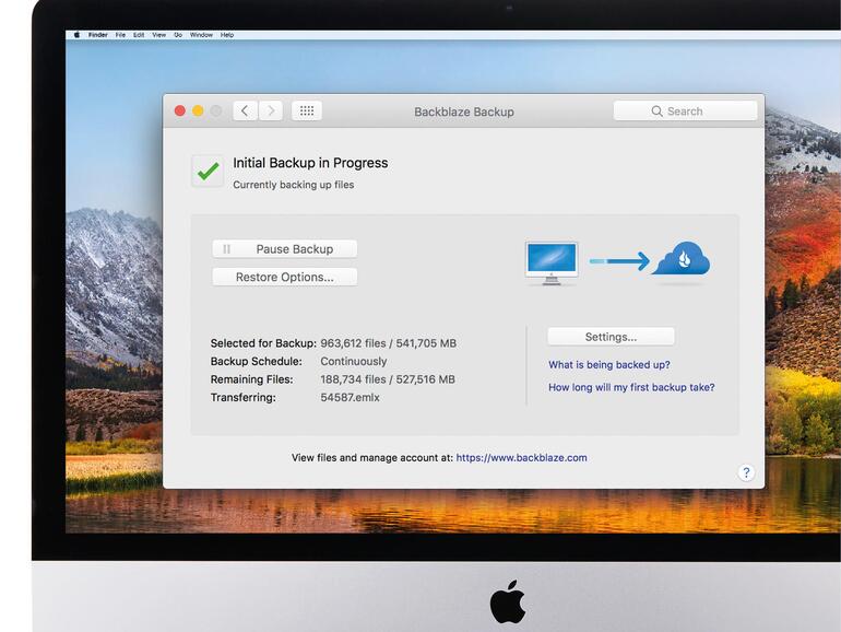 Eine Sicherung in der Cloud verursacht Kosten, macht Ihre Daten aber noch ein Stück sicherer.