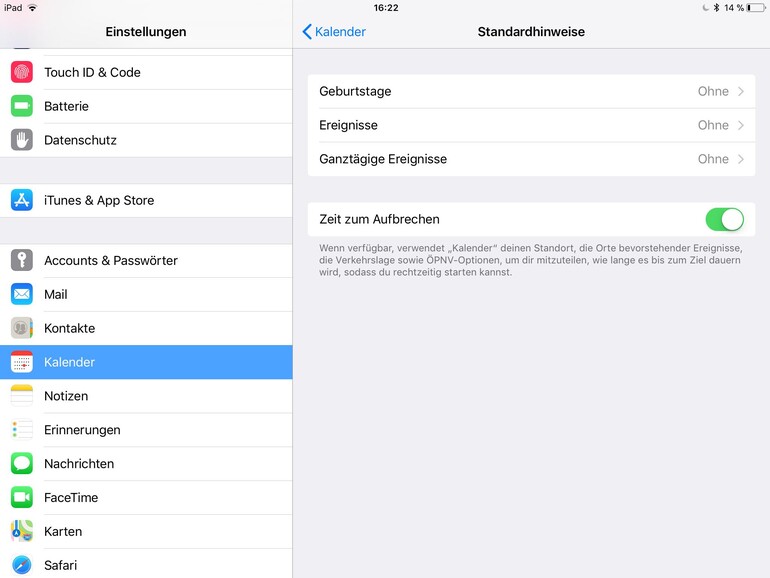 Automatische Hinweise erhalten