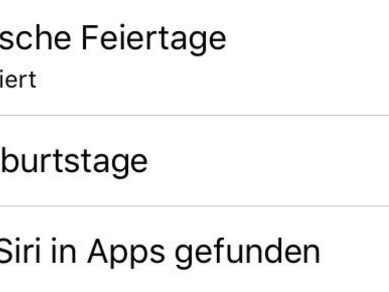 Kalender deaktivieren statt löschen
