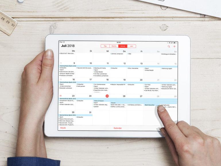 Mehr Farben Kalender Ipad 
