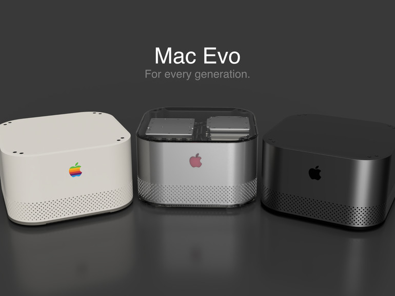 Mac Evo in drei Farben