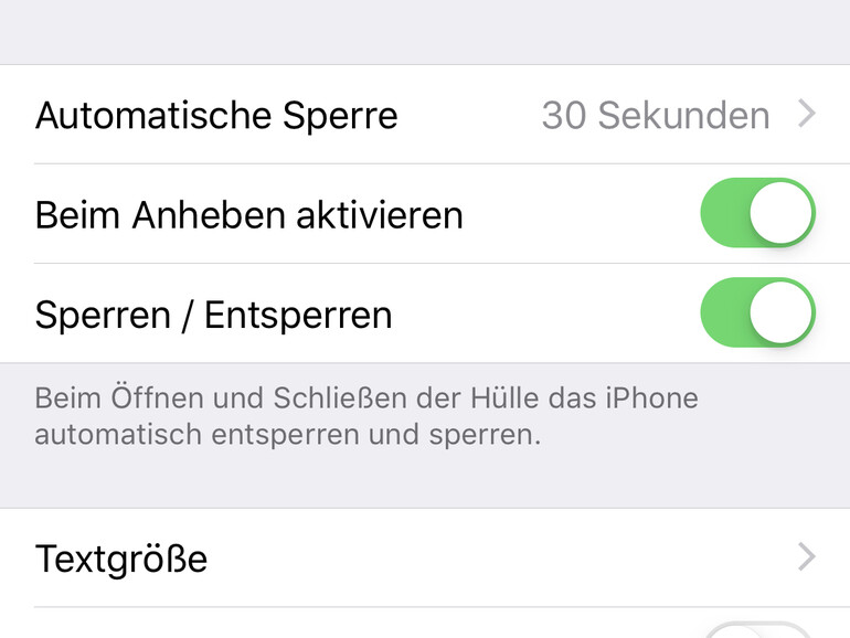 Einstellungen-App
