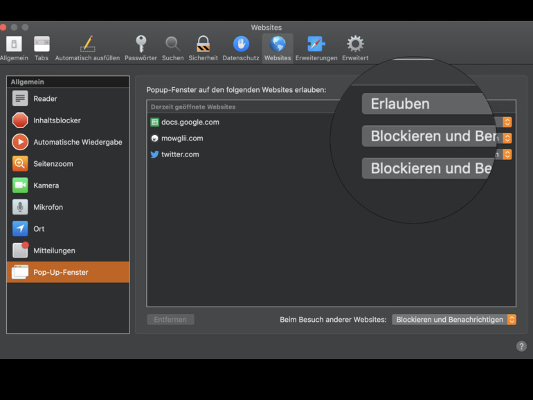 PopupFenster unter Safari erlauben so geht�s Mac Life