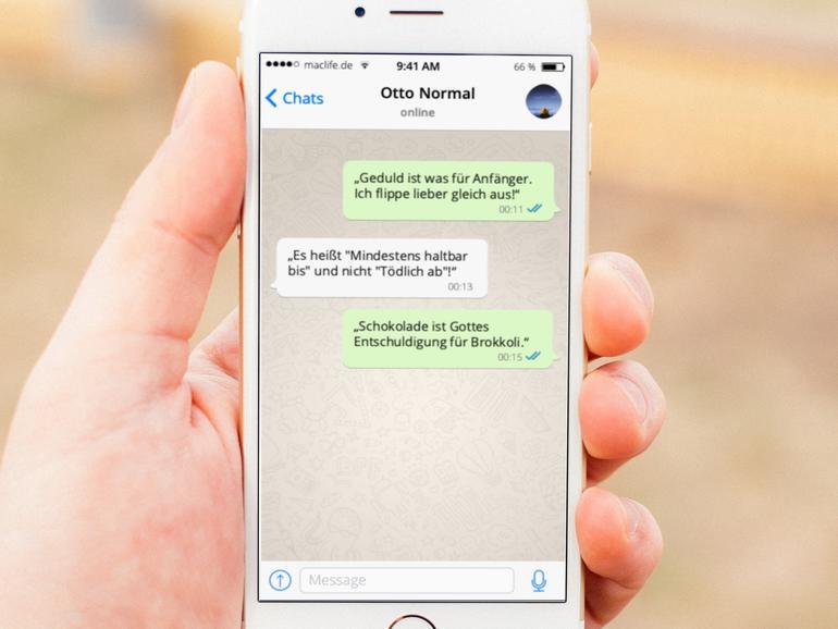 Gegen Die Langweile 33 Lustige Sprüche Für Whatsapp Mac Life