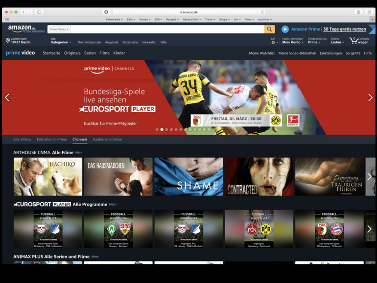 Mit den Prime Channels erweitern Sie das Angebot von Prime Video nach Ihrem Geschmack.