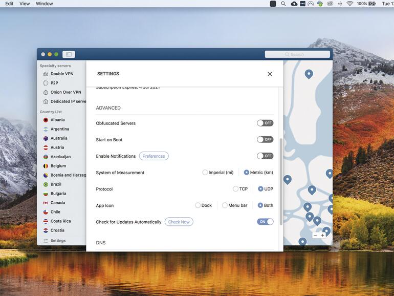 Werfen Sie auch mal einen Blick in die Einstellungen Ihrer VPN-App.