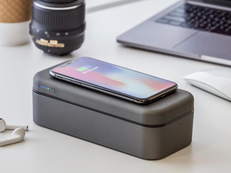 Bentostack Charge: schmuckes Kästchen für gesammeltes Apple-Zubehör.