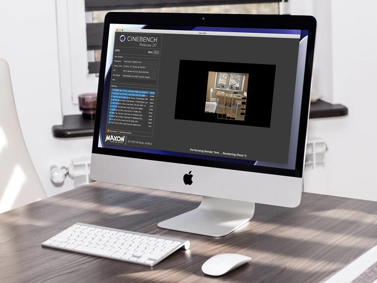 Cinebench R20 auf dem iMac