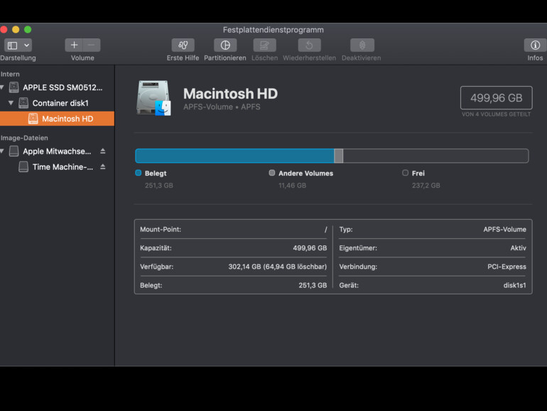 Festplattendienstprogramm