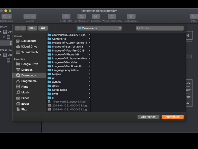 Zu verschlüsselnden Ordner auswählen
