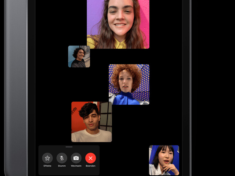 Die Kameras sind mit dem neuen iPad Air identisch