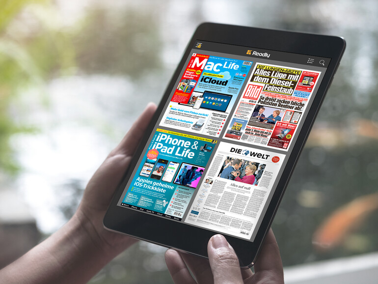 Noch komfortabler lesen Sie Readly auf dem iPad