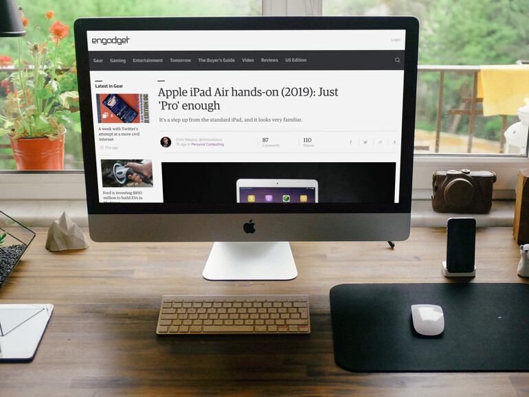 iPad Air im Vorab-Test bei Engadget