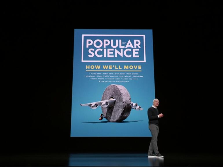 Magazine wie Popular Science sind Teil von Apple News+