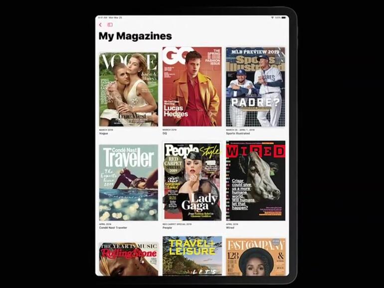 Sie erhalten eine Übersicht Ihrer abonnierten Zeitschriften und Zeitungen in der News-App