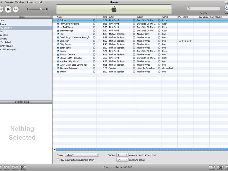 iTunes 5