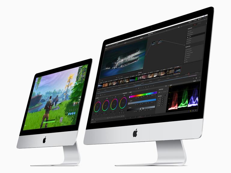 Auch im Jahr 2019 bietet Apple den iMac in den Displaygrößen 21,5 und 27 Zoll an