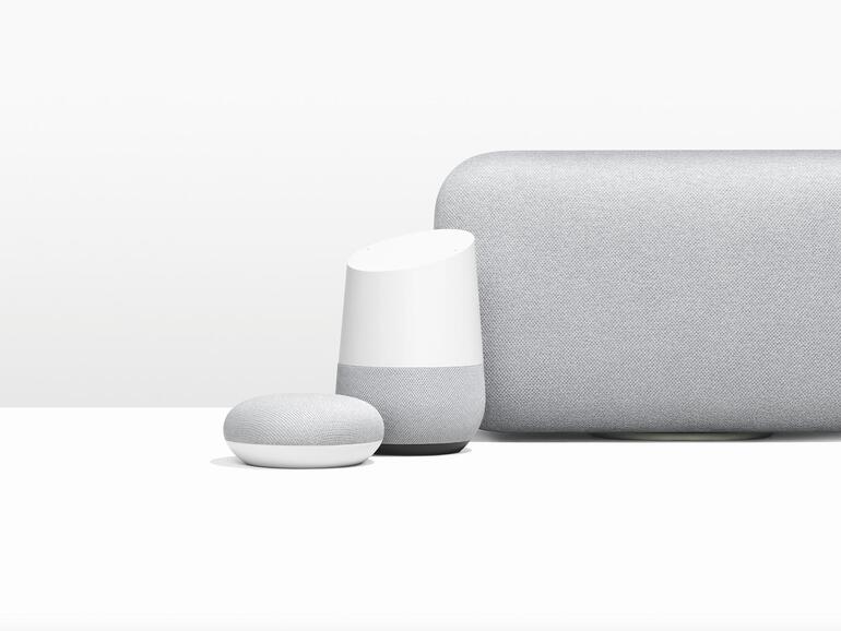 Der Google Assistant ist inzwischen in verschiedenen Größen und mit unterschiedlichen Lautsprechern verfügbar.