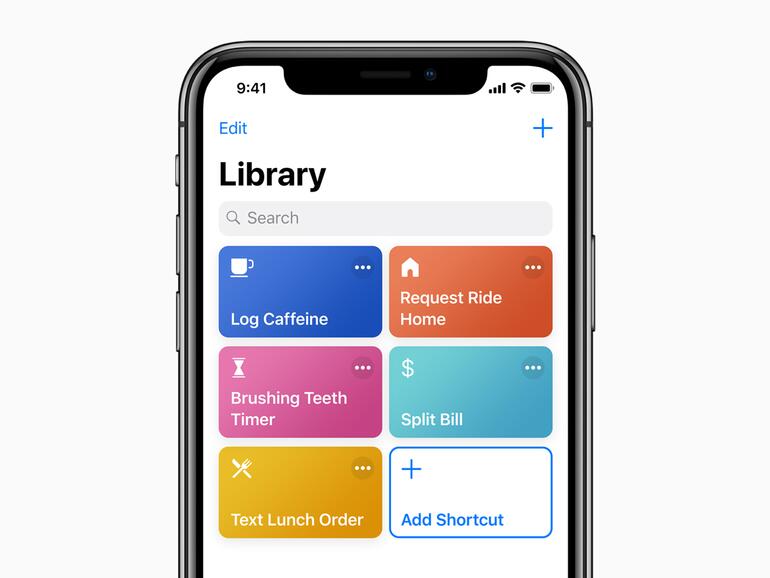 Kurzbefehle-App am iPhone