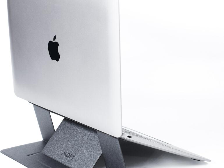 Moft: ein Laptop-Ständer, der immer dabei ist.