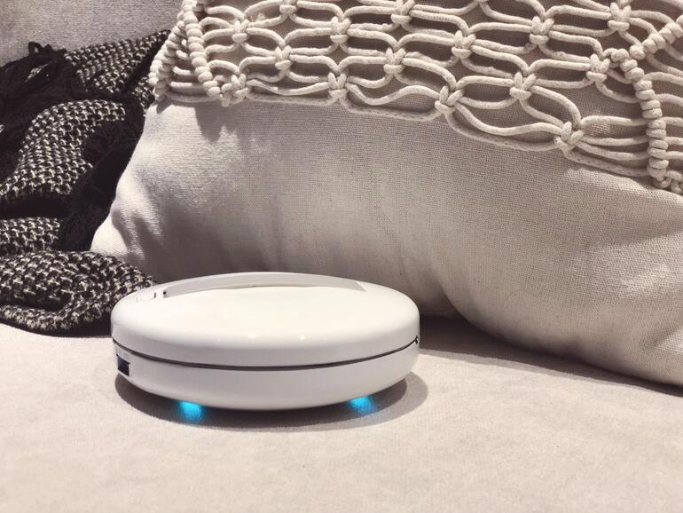 Der Cleansebot macht jedes Hotelbett frisch.