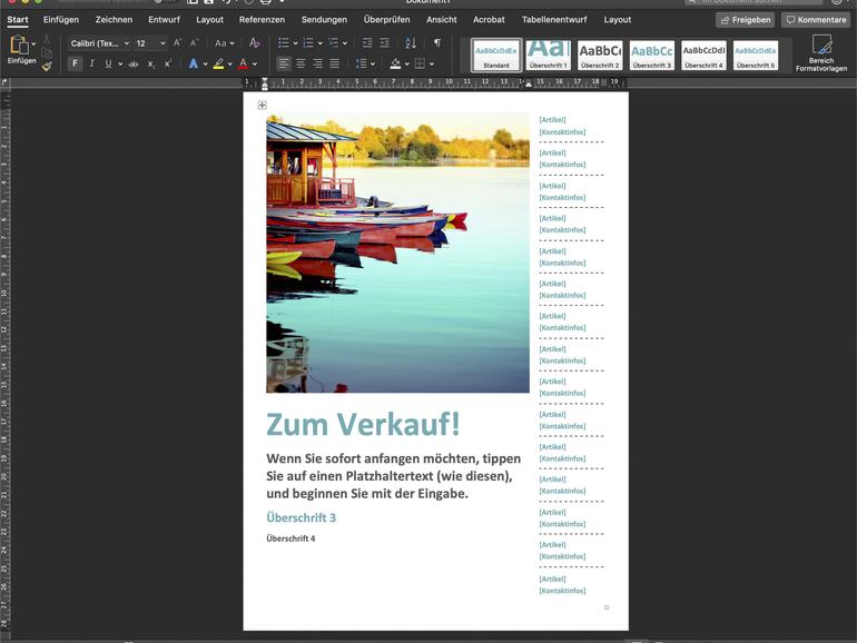Microsoft Office nun auch im App Store.