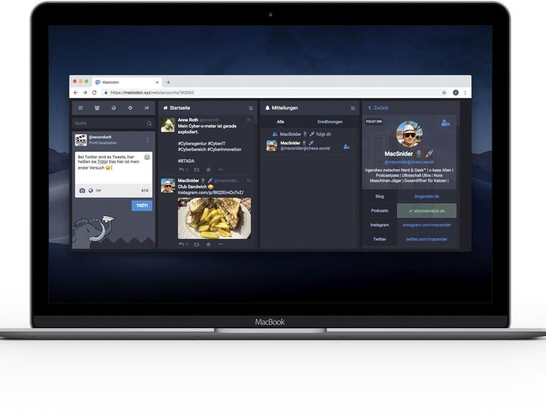 Mastodon auf dem Mac