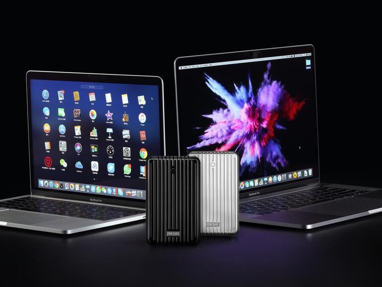 Bis zu vier Geräte gleichzeitig versorgt der Supertank.