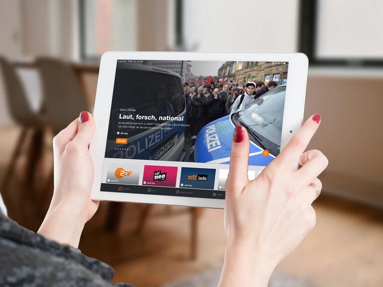 ZDF Mediathek am iPad