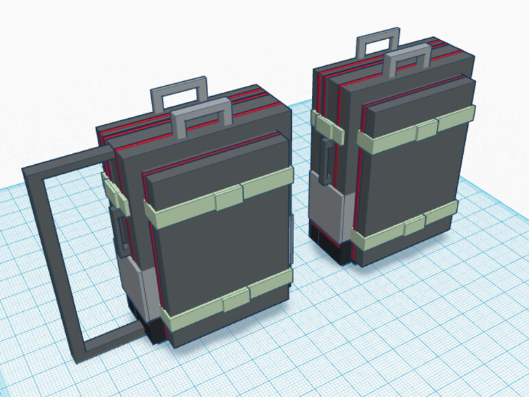 Der Rucksack entsteht im Designprozess