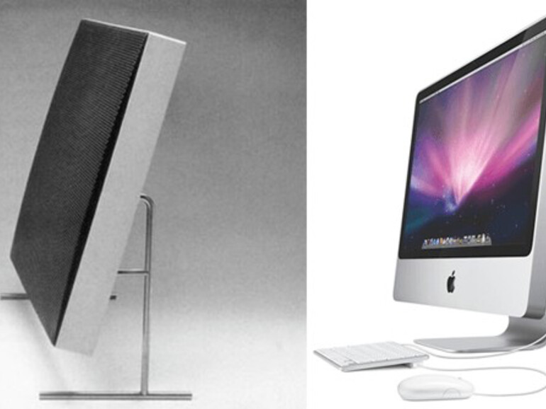 Braun LE1 Lautsprecher (1959) und Apple iMac (2009)