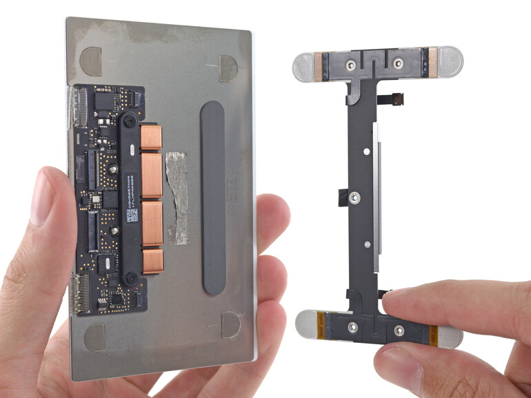Das Force Touch Trackpad im Retina-MacBook aus 2015